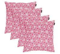 icon 4 Pack Cushion 43X43Cm Triangle Geo, Pink