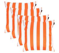 icon 4 Pack Cusion 43x43cm Deck Stripe Orange, Double Sided in Orange | Size: 43x43 cm ICON Orange 43x43 cm