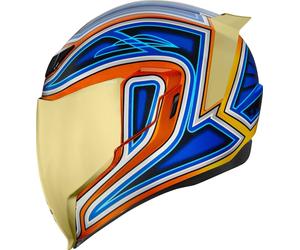Icon Airflite El Centro Helmet, blue-orange, size XS for Men