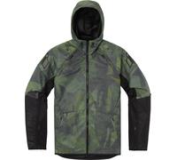 Icon Airform Battlescar Motorcycle Textile Jacket, camouflage, size M