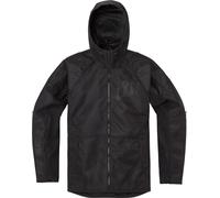 Icon Airform Motorcycle Textile Jacket, black, size S for Men