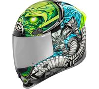 Icon Airframe Pro Outbreak Helmet, green/blue, size XXL (63/64)