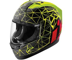 ICON ALLIANCE CRYSMATIC full face helmet yellow-black XL