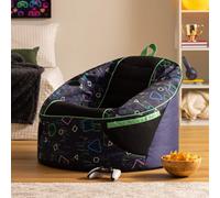 icon Alpha Kids Gaming Bean Bag Childrens Beanbag in Blue | Size: Small ICON Blue Small