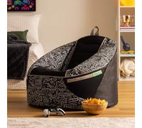 icon Alpha Kids Gaming Bean Bag Childrens Beanbag in Black | Size: Small ICON Black Small