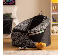 icon Alpha Kids Gaming Bean Bag Childrens Beanbag in Black | Size: Small ICON Black Small