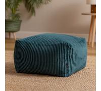 icon Amara Beanbag Footstool Corduroy Teal