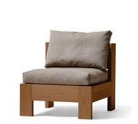 Icon Armchair Deep Brown Pine/ Beige