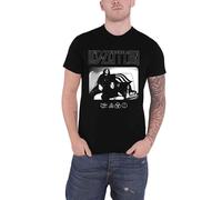 Icon Band Logo Photo T Shirt Led Zeppelin Black L