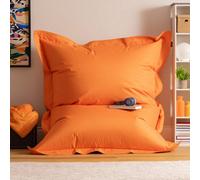 Bazaar Bag Giant Indoor Outdoor Bean Bag Lounger Veeva Orange One Size