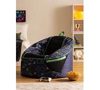 Icon Beanbags Alpha Kids Gaming Bean Bag- Grey Blue