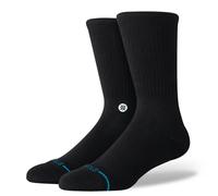 Icon Black White Mens Crew Socks Stance