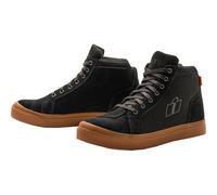 Icon Carga CE Moto Motorcycle Motorbike Boots Black / Brown