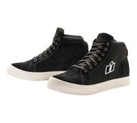Icon Carga CE Moto Motorcycle Motorbike Boots Black / White