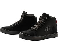 Icon Carga Motorcycle Shoes, black, size 48,5