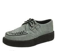 Icon Carnaby Street (T.U.K.) Unisex Adults AV8353 Grey Suede Viva Low Sole Creepers Lace-Up Sneaker Shoes Size UK 2-12 EU 36-46 (Grey, UK Footwear Size System, Adult, Men, Numeric, Medium, 6)
