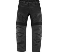 Icon Contra-2, leather-textile pants 3XL Black