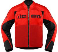 Icon Contra 2, textile jacket 4XL Red/Black