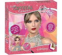 Icon Crystal Canvas Kit - DIY Bejewelled Art for Swifties, Includes Wooden Frame & 8200 Crystals, Create Stunning Wall Décor, Iconic Singer Design, Craft Kit with Accessories (8200)