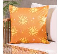icon Cushion 43x43 Kyoto Fabric, Summer Sun in Orange ICON Orange