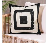 icon Cushion 43x43 Kyoto Fabric, Target Mono in Black ICON Black