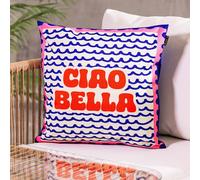 icon Cushion 43x43cm Ciao Bella Print in Blue | Size: 43x43 cm ICON Blue 43x43 cm