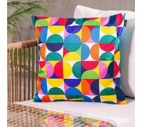icon Cushion 43X43Cm Circluar Geo, Aqua Back