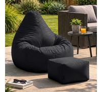 icon Recliner Indoor Outdoor Bean Bag & Pouffe Black Bean Bag Chair