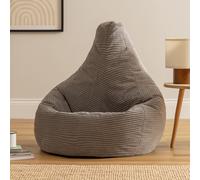 Icon™ Gaming Bean Bag Chair Adult - Dalton, Grey