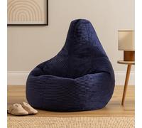Dalton Cord Adult Bean Bag Chair ICON Navy One Size
