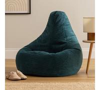 Cord Recliner Bean Bag - Teal