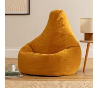 icon Dalton Medium Bean bag, Corduroy in Yellow ICON Yellow