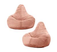 icon Dalton Medium Beanbag Corduroy Dawn Pink Set Of 2