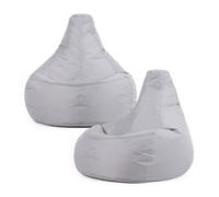 icon Dalton Medium Beanbag Corduroy Grey Set Of 2