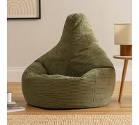 icon Dalton Medium Bean bag, Corduroy in Green ICON Green