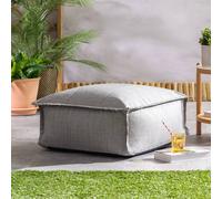 icon Dolce Indoor Outdoor Pouffe Footstool Bean Bag in Light Grey ICON Light Grey
