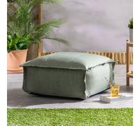 icon Dolce Indoor Outdoor Pouffe Footstool Sage Green Bean Bags