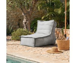 icon Dolce Large Beanbag, Outdoor Woven in Light Grey ICON Light Grey