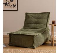 Icon Dolce Scandi Jumbo Cord Lounger, Sage Green