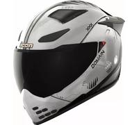 Icon Domain Future Proof Helmet, black-silver, size XL for Men