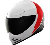 Icon Domain Slabtown, full face helmet L White/Red/Carbon