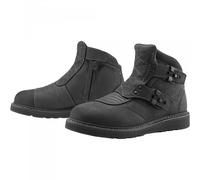 Icon El Bajo 2 Motorcycle Motorbike Leather Boots - Black