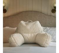 icon Fleece Reading Support Pillow - Cream