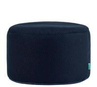 icon Gaming Performance Mesh Round Footstool Bean Bag in Navy | Size: Medium ICON Navy Medium