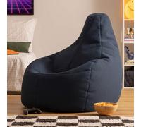 icon Gaming Performance Mesh XL Recliner Bean Bag in Navy | Size: Extra Large ICON Navy Extra Large