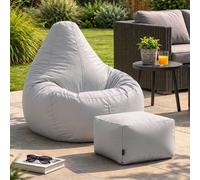 icon Recliner Indoor Outdoor Bean Bag & Pouffe Grey Bean Bag Chair