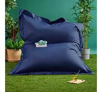 Icon Giant Indoor Outdoor Bean Bag Floor Cushion Navy