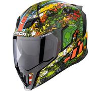 ICON HELMET AIRFLITE GP23 GREEN MD 0101-15059