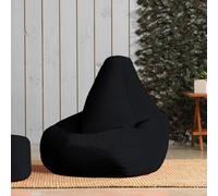 icon Highback Gaming Beanbag Indoor And Outdoor Black Set Of 2