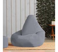 Highback Gaming Beanbag, Indoor and Outdoor (2-Pack) ICON Grey One Size